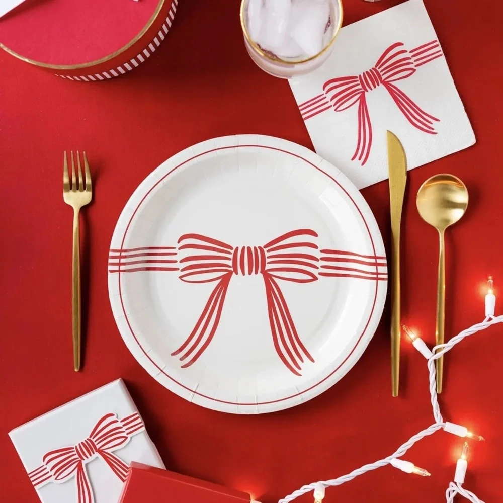 Macys red bow